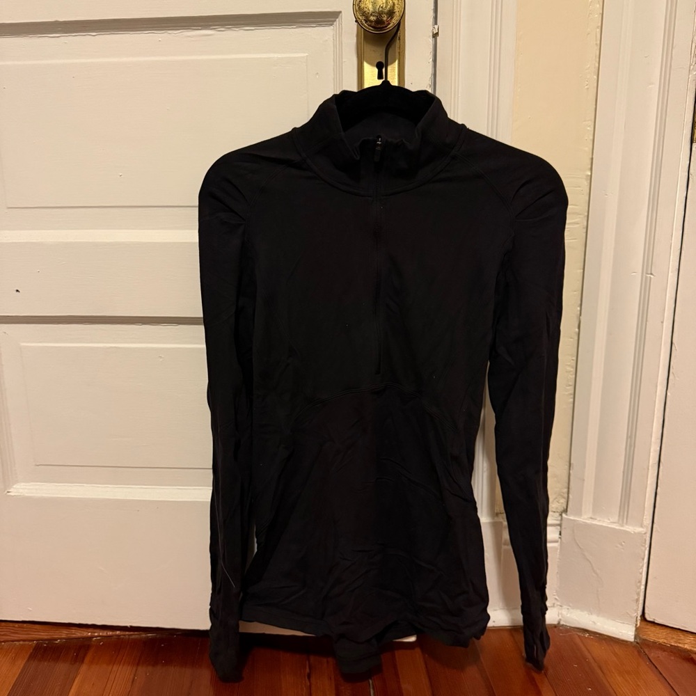 lululemon black quarterzip